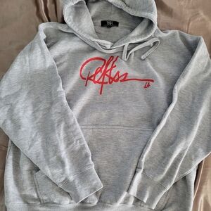 Young & Reckless Gray Hoodie with Red Logo
